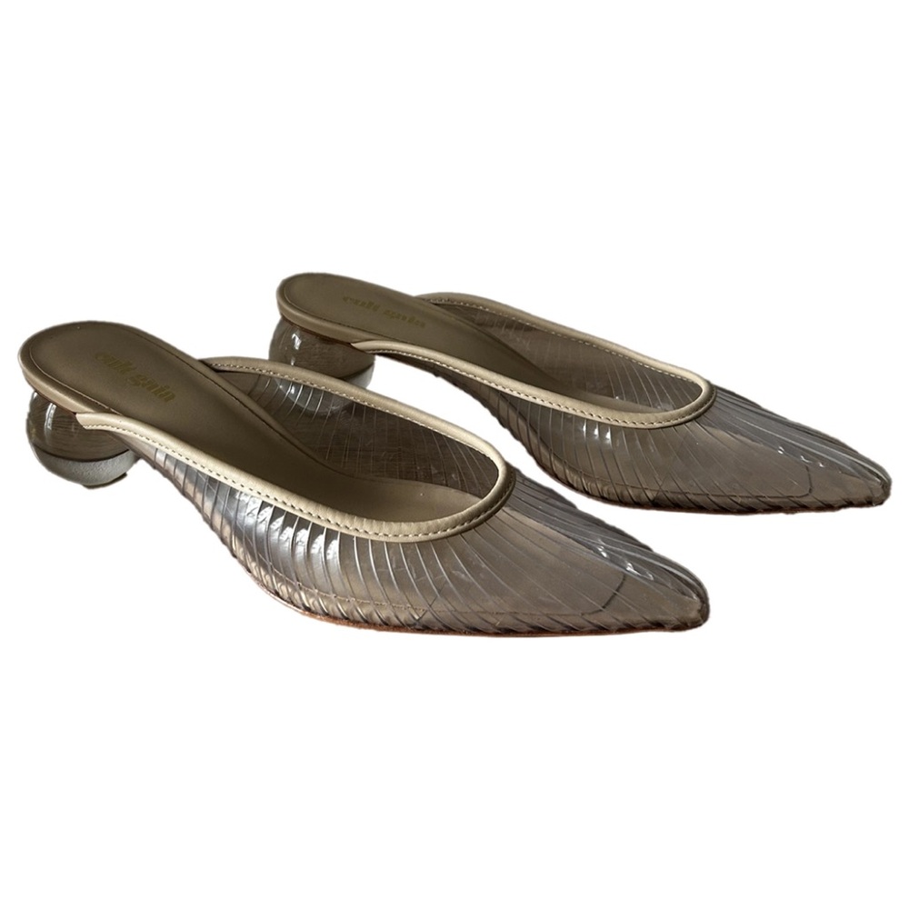 cult gaia transparent mule/clog